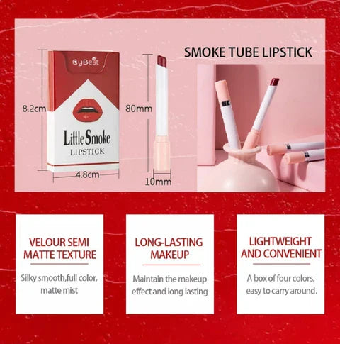 Little Smoke Lipsticks Pack of 4 – Bold, Beautiful & Long-Lasting