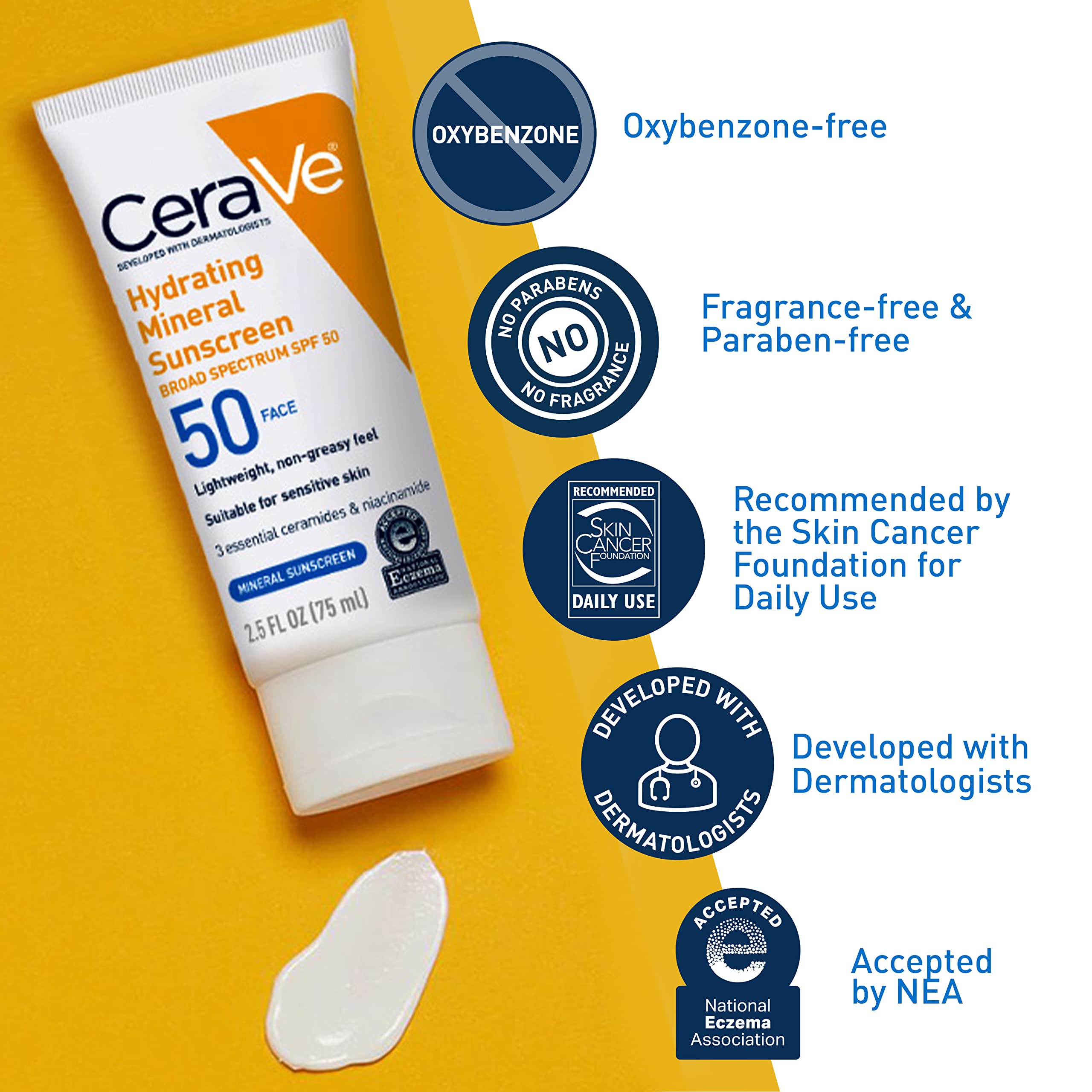 SPF 50 Hydrating Mineral Sunscreen for Face - Buynowpakistan