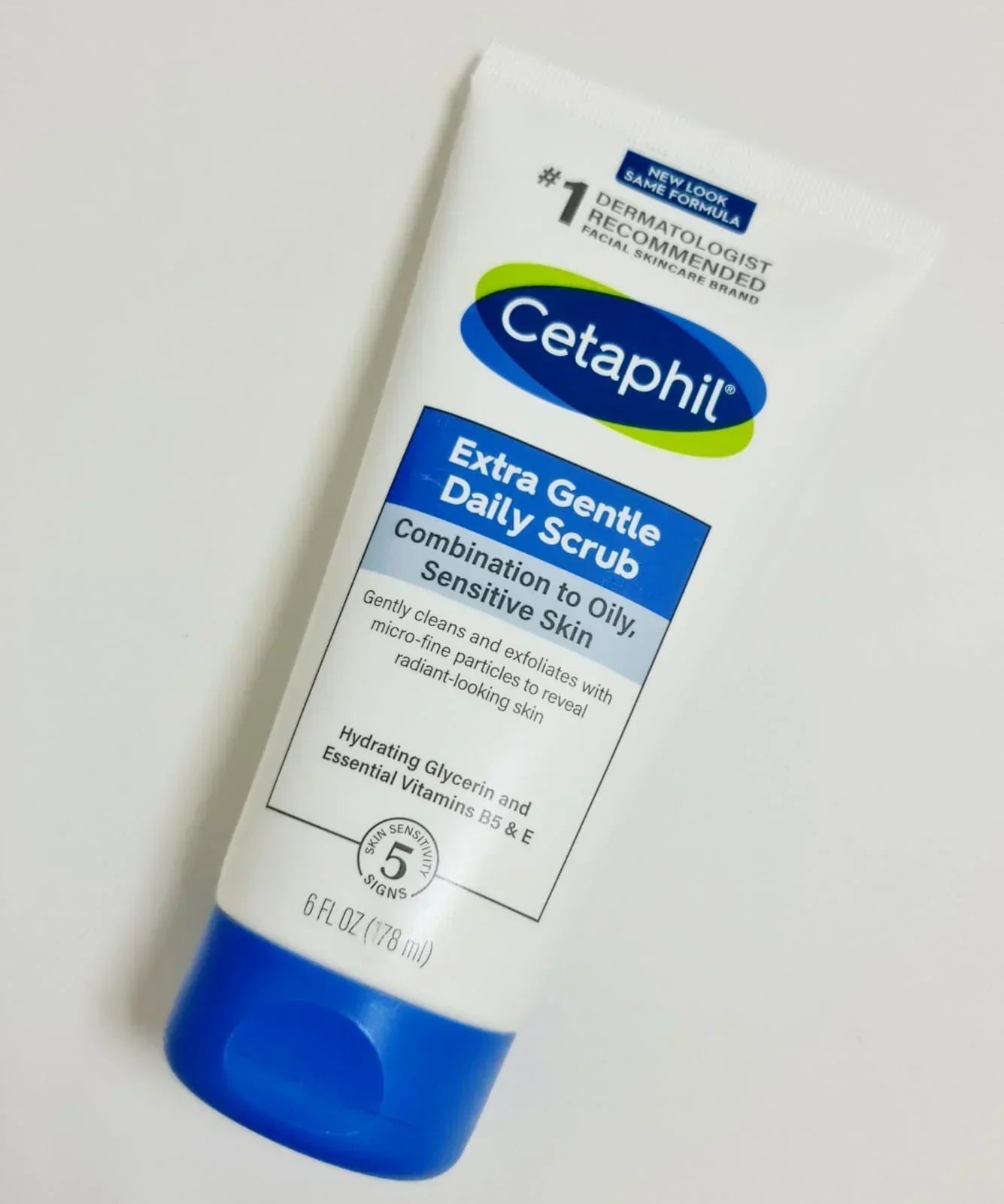 cetaphil extra gentle daily scrub combination to oily sensitive skin
