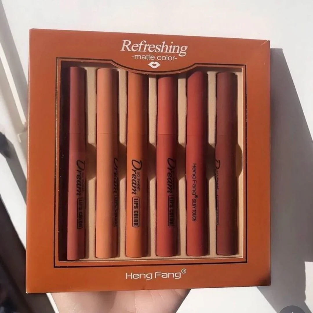 Heng Feng Dream Nude Lipstick 6 pcs